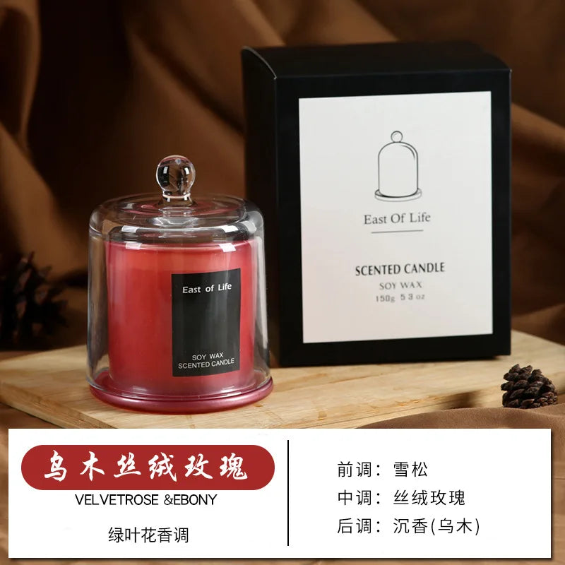 40 Hours Jar Scented Candle,Relaxing Aromatherapy Candle, Home Decoration Natural Soy Candle, Glass Jar Candle Gifts for Women