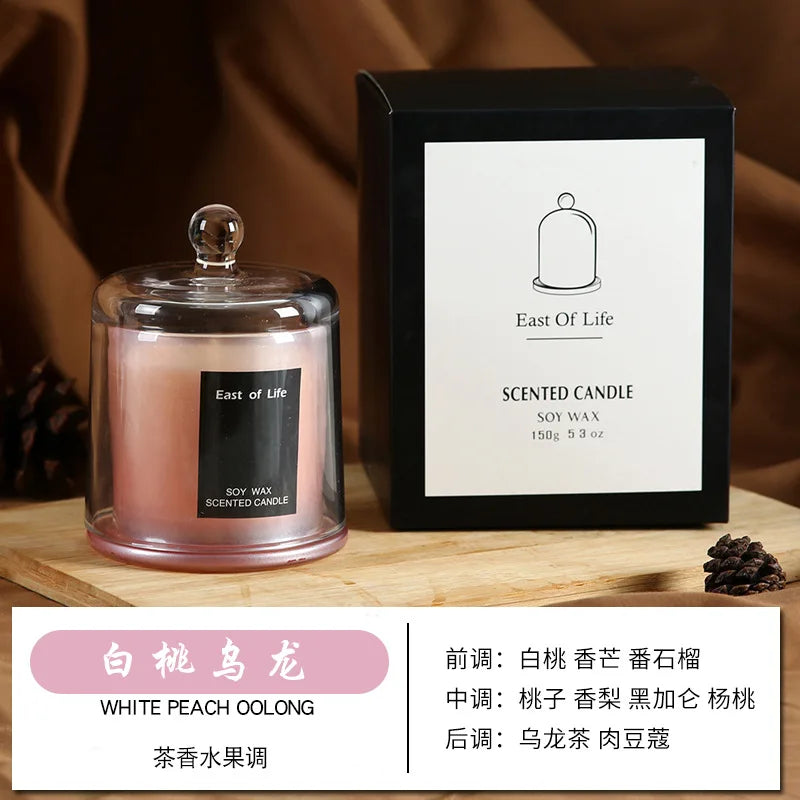 40 Hours Jar Scented Candle,Relaxing Aromatherapy Candle, Home Decoration Natural Soy Candle, Glass Jar Candle Gifts for Women