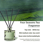 1PC 50ml Reed Diffuser Gift Set Home Fragrance Oil with Reed Sticks Home Air Freshener Essential Oil for Bathroom Accessories