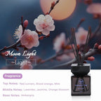 NAMSTE Reed Diffuser Oil With Sticks Aromatherapy Essential Oil Reed Diffuser Fragrance Room Flavoring Air Freshener Home Decor