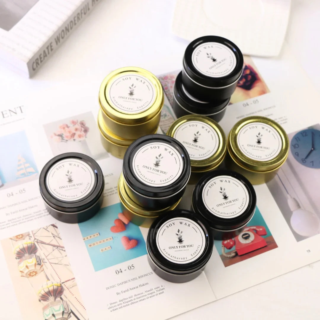 Romantic Transparent Scented Fragrance Candle Light Gift Scented Aromatic Candles Guest Gift Candles Wedding Candles Candle Jar