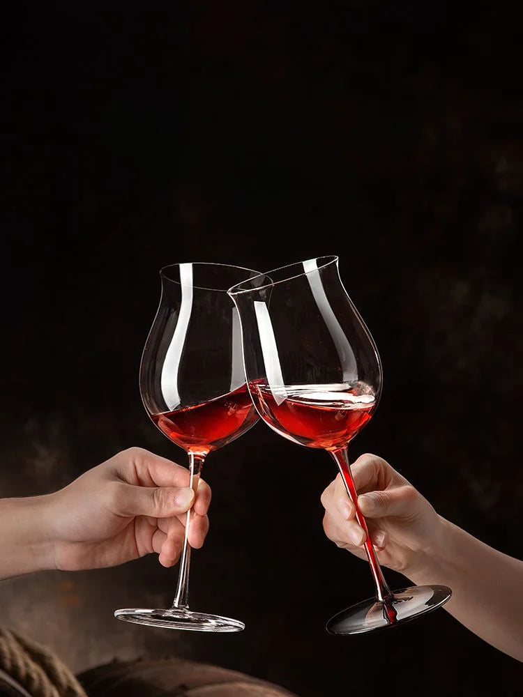 Crystal High-grade Goblet Modern Simplicity Household Wine Cup Light Luxury Wine Glass 680ml Thickened Crystal Glass Durable New