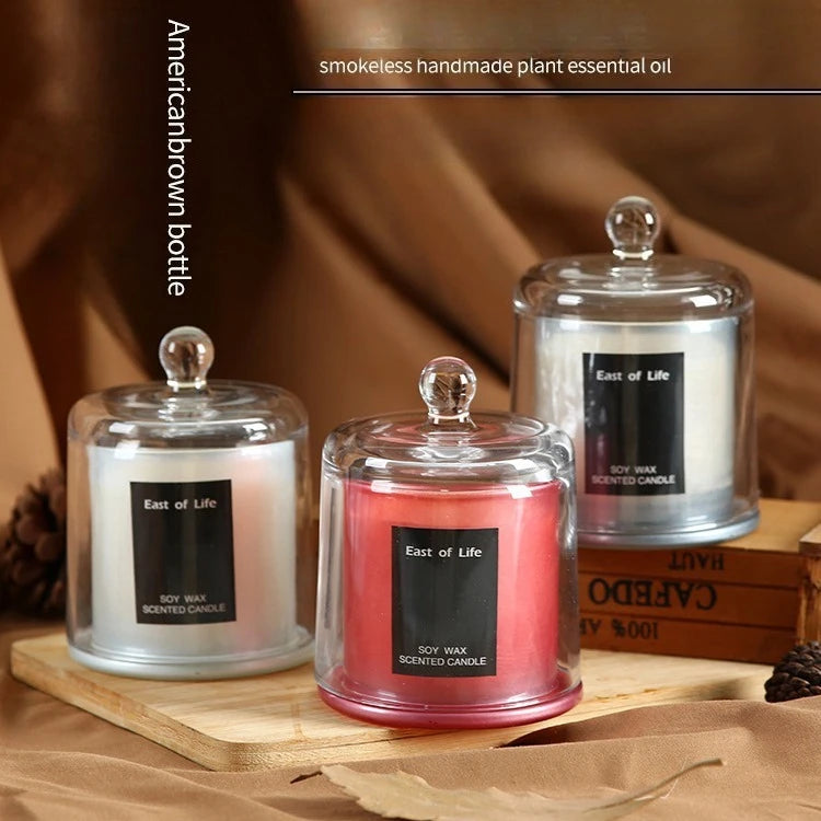 40 Hours Jar Scented Candle,Relaxing Aromatherapy Candle, Home Decoration Natural Soy Candle, Glass Jar Candle Gifts for Women