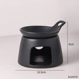 Fashion Creative Ceramic Aromatherapy Stove Can Dry Burn Fragrant Powder Coffee Grounds Aromatherapy Lamp Essential Oil Heater