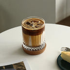 4pcs Set Diamond Painting Wine Glass Transparent Milk Cup Whiskey Cocktail Drinking Glasses Household Drinkware Wedding Gifts