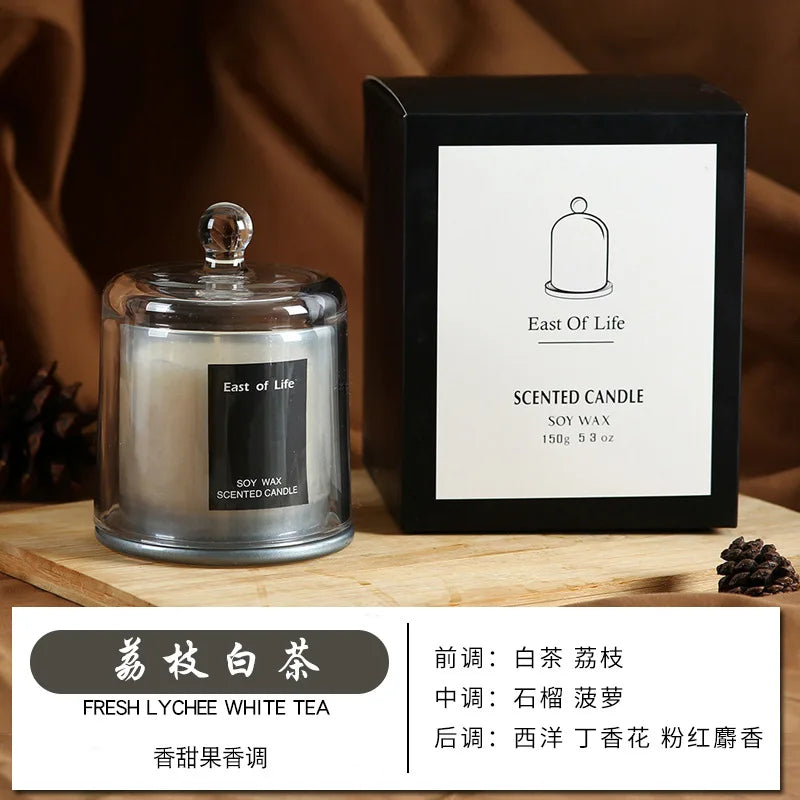 40 Hours Jar Scented Candle,Relaxing Aromatherapy Candle, Home Decoration Natural Soy Candle, Glass Jar Candle Gifts for Women