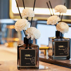 Reed Diffuser Set For Bathroom Air Fresheners,Jasmine Scented Oil Diffuser With Sticks,Aromatherapy Oil Reed Diffuser Home Decor