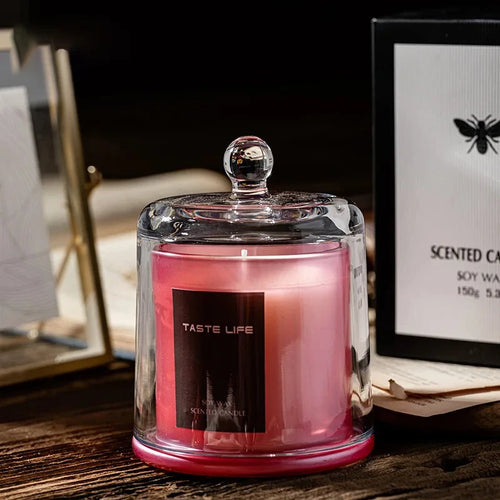 40 Hours Jar Scented Candle,Relaxing Aromatherapy Candle, Home Decoration Natural Soy Candle, Glass Jar Candle Gifts for Women