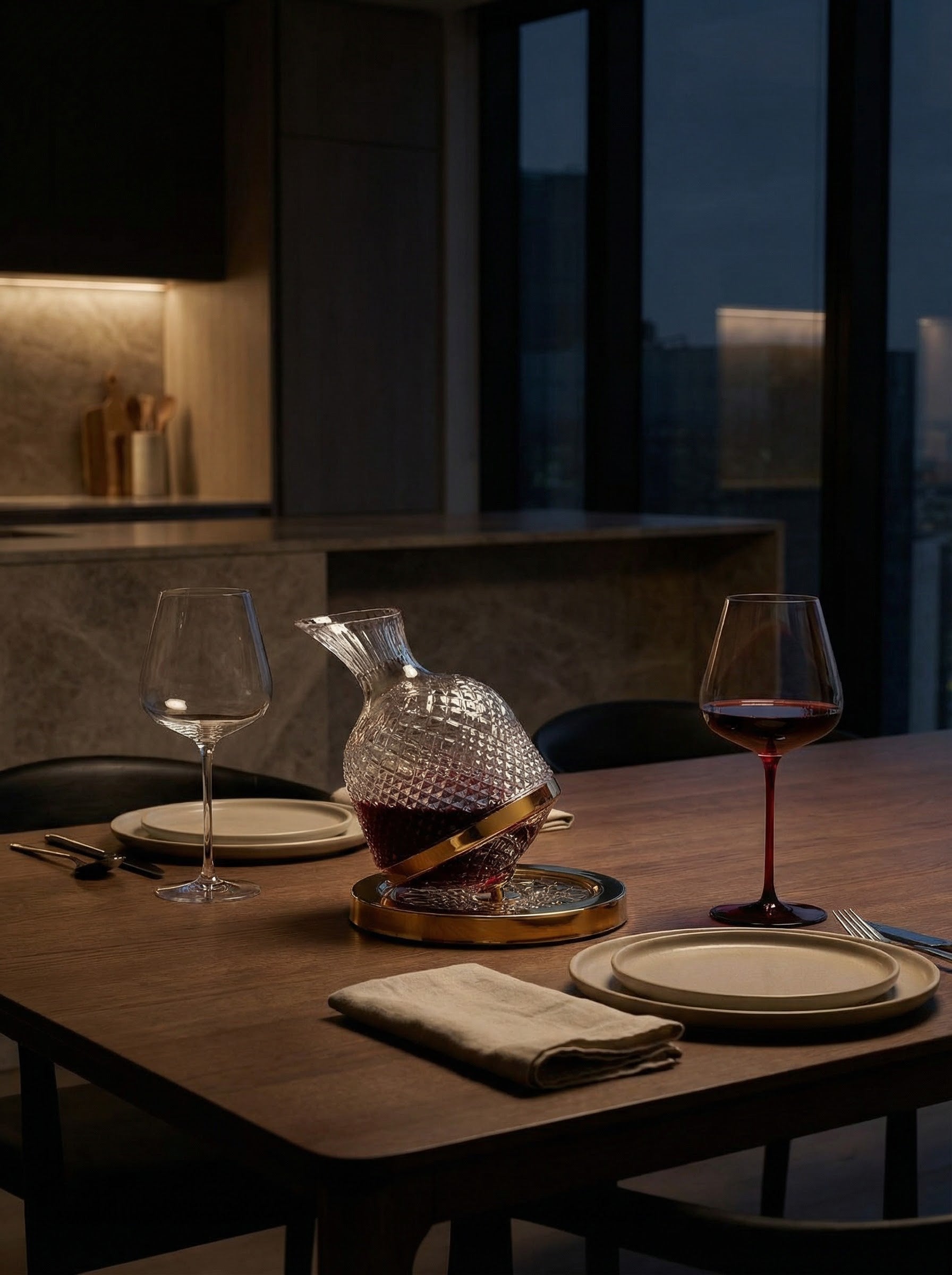 Oro Spiral Eve Decanter