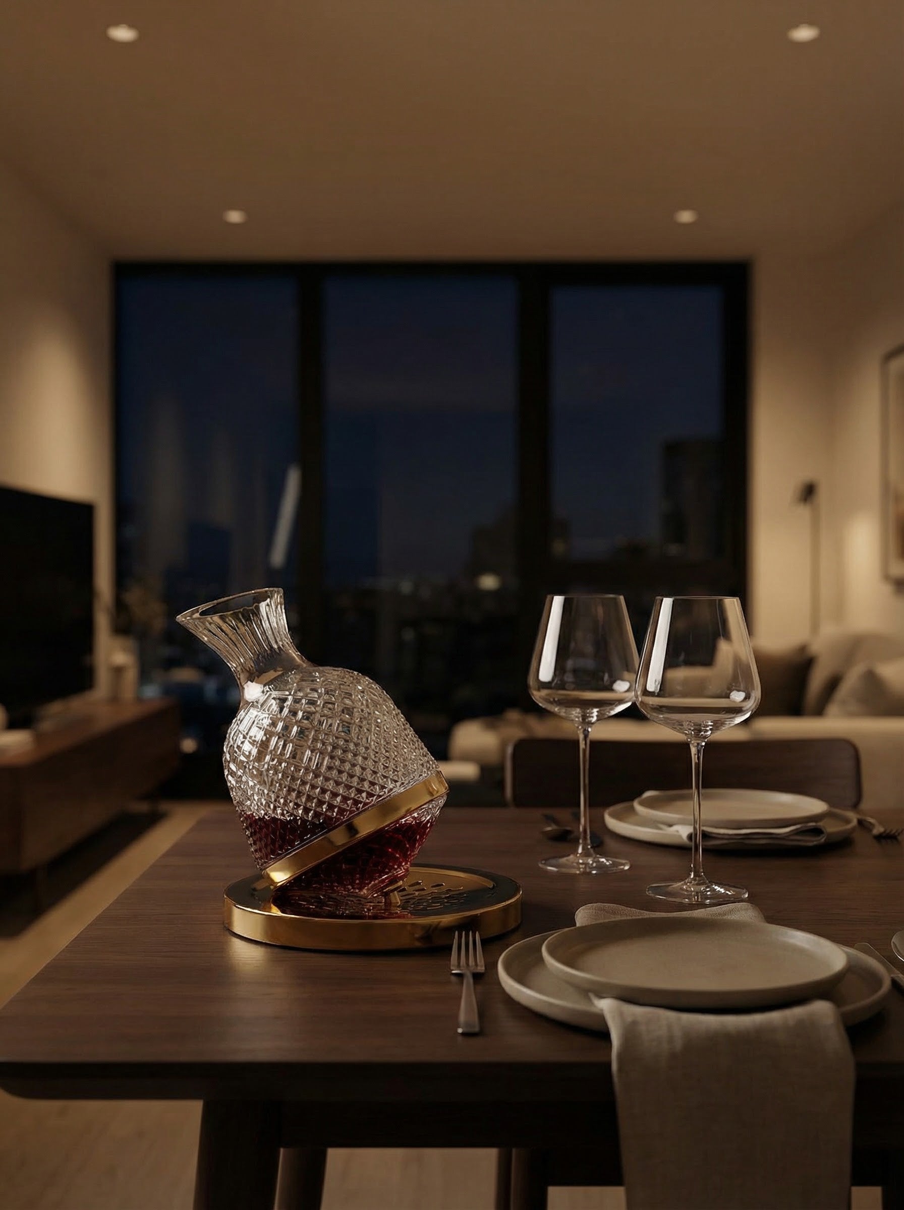 Oro Spiral Eve Decanter